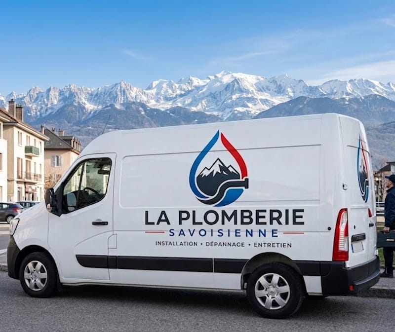 Camion la plomberie savoisienne, plombier à Aix-les-Bains